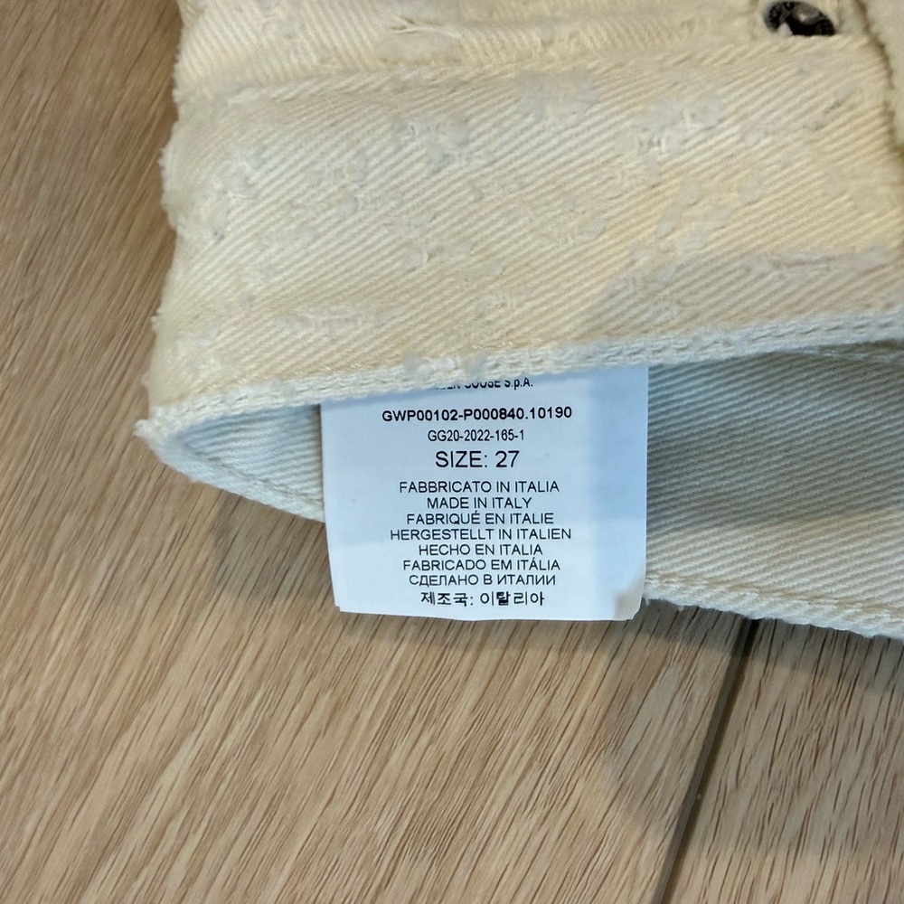 Golden Goose Cream Kim wide leg pant - Picture 3 of 5